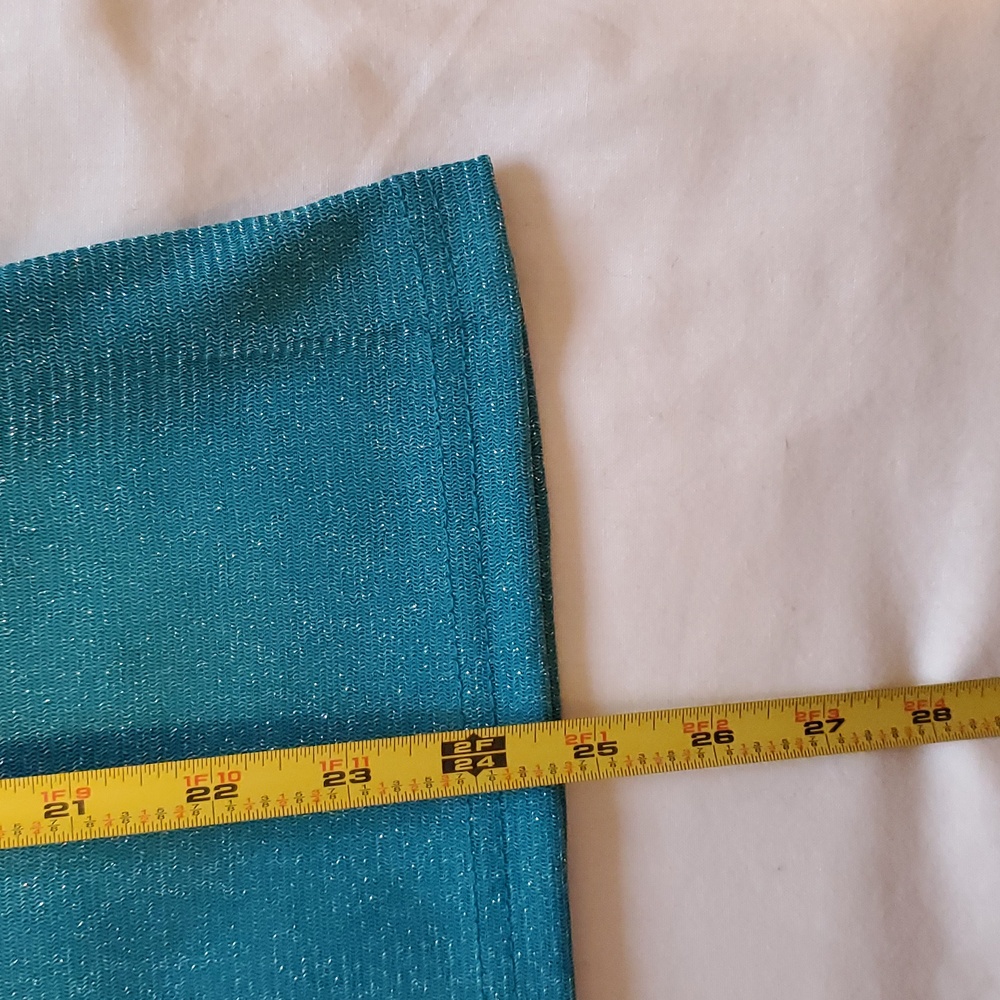 Elegant Teal Shimmering Top - Picture 10 of 10